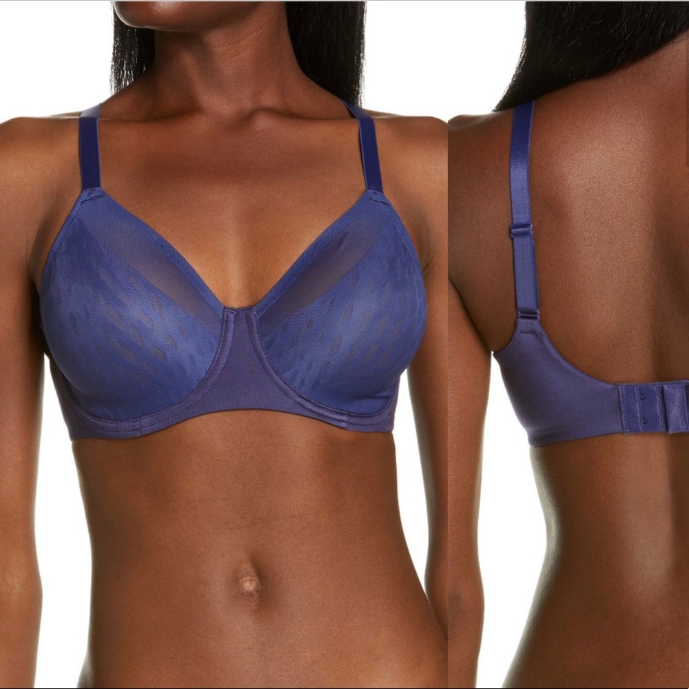 BNWT 38D Wacoal bra - navy blue